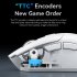 R1 Gaming Mouse Desktop Mouse with Adjustable DPI Wireless Wired Connection Modes Lightweight Gaming Mouse White
