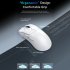R1 Gaming Mouse Desktop Mouse with Adjustable DPI Wireless Wired Connection Modes Lightweight Gaming Mouse White