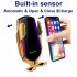 R1 Smart Induction Car Phone Holder Wireless Charging Car Holder Bluetooth Positioning Car Charger Gold