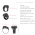 R10 Bluetooth Control Ring Selfie Lithium Battery Rechargeable Free hands Ring white