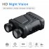 R12 5x Digital Zoom Infrared Night Vision Binocular Telescope 1080p 300m Night Vision Device For Outdoor Camping black