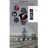R19 Smart Bracelet Sleep Monitor Multifunction HD Touch Control Smart Watch Black leather strap
