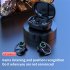 R201 Bluetooth Headset Digital Display Stereo Hifi Music Earphone Ear hook Business Sports Headphones black