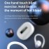 R201 Bluetooth Headset Digital Display Stereo Hifi Music Earphone Ear hook Business Sports Headphones black