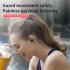 R201 Bluetooth Headset Digital Display Stereo Hifi Music Earphone Ear hook Business Sports Headphones color