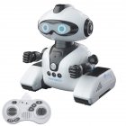 R22 Rc Robot Interlligent Interactive Cady Wish Programming Gesture Control Robot Music Tough Robot Gift For Kids White