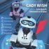 R22 Rc Robot Interlligent Interactive Cady Wish Programming Gesture Control Robot Music Tough Robot Gift For Kids White
