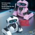 R22 Rc Robot Interlligent Interactive Cady Wish Programming Gesture Control Robot Music Tough Robot Gift For Kids White