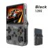R36S Retro Handheld Game Console 3 5 Inch IPS Screen 3500mAh Rechargeable Battery Video Games System Black 128GB
