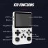 R36S Retro Handheld Game Console 3 5 Inch IPS Screen 3500mAh Rechargeable Battery Video Games System Black 128GB