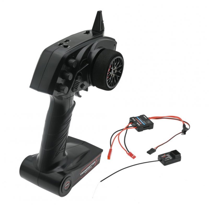 Ax5s 2.4g 3ch Transmitter with Ax-5x Receiver Compatible for Q65 Mn90 1/10 1/8 Crawler Trx4 Axial Scx10 D90 RC Car Boat