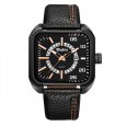 Oulm Men Unique Casual Business Watch - Gold