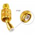 R410a Charging Vacuum Port Adapter Brass Converter for Mini  Air Conditioner Refrigeration 2pcs