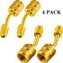 R410a Charging Vacuum Port Adapter Brass Converter for Mini  Air Conditioner Refrigeration 4pcs