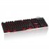 R8 Gaming Keyboard Imitation Mechanical Keyboard with RGB Backlight 104 Keys for English Russian Gamer  R8 English   Russian