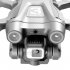 RC Aircraft 4k Obstacle Avoidance 360 Degree Rollover Optical Flow Dual Camera 4 Shaft RC Drone Gray 3 Batteries