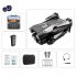 RC Aircraft 4k Obstacle Avoidance 360 Degree Rollover Optical Flow Dual Camera 4 Shaft RC Drone Black 1 Battery