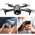 RC Aircraft 4k Obstacle Avoidance 360 Degree Rollover Optical Flow Dual Camera 4 Shaft RC Drone Black 2 Batteries