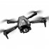 RC Aircraft 4k Obstacle Avoidance 360 Degree Rollover Optical Flow Dual Camera 4 Shaft RC Drone Black 2 Batteries