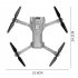 RC Aircraft 4k Obstacle Avoidance 360 Degree Rollover Optical Flow Dual Camera 4 Shaft RC Drone Gray 2 Batteries