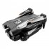 RC Aircraft 4k Obstacle Avoidance 360 Degree Rollover Optical Flow Dual Camera 4 Shaft RC Drone Black 2 Batteries