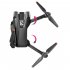 RC Aircraft 4k Obstacle Avoidance 360 Degree Rollover Optical Flow Dual Camera 4 Shaft RC Drone Black 2 Batteries