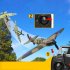 RC Airplane Bf109 2 4ghz 4ch 400mm Wing Span Fixed Wing 6 Shaft Gyro System One Key U Turn Glider