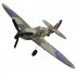 RC Airplane Bf109 2 4ghz 4ch 400mm Wing Span Fixed Wing 6 Shaft Gyro System One Key U Turn Glider