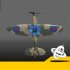 RC Airplane Bf109 2 4ghz 4ch 400mm Wing Span Fixed Wing 6 Shaft Gyro System One Key U Turn Glider