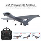 RC Airplane Plane Z51 20 Minutes Fligt Time Gliders 2.4G Flying Model with LED Hand Throwing Wingspan Foam Plan Toys Kids Gifts Standard