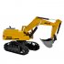 RC Alloy Construction Car Digger 8 CH Alloy Excavator 1 24 RC Construction Vehicle Toys Alloy Car Model As shown 1 24