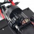 RC Car 275mm Wheelbase Assembled Frame Chassis with Wheels for 1 10 RC Crawler Car SCX10 D90 TF2 MST black