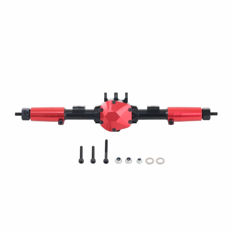RC Car CNC Metal Front / Rear Axle with Protector for 1:10 RC Crawler Car Axial SCX10 II 90046 90047 Rear axle