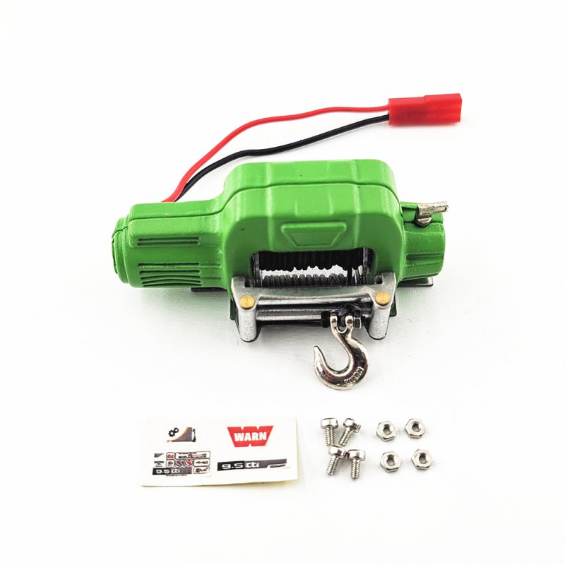 RC Car Metal Steel Wired Automatic Simulated Winch For 1/10 Rc Crawler Car Axial Scx10 90046 D90 Traxxas Trx4 winch