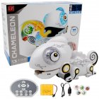 RC Chameleon Lizard Intelligent Robot Toy Simulation Animal Light Music Effect Children Kids Birthday Gift  Remote chameleon