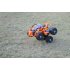 RC Customizable 6 Wheeled Car uses 2 4GHz Frequency to be able to reach distances of 80 to 100 Meters
