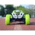 RC Customizable Car uses 2 4GHz transmitted frequency and has a range of 80 to 100 Meters