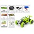 RC Customizable Car uses 2 4GHz transmitted frequency and has a range of 80 to 100 Meters