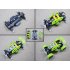 RC Customizable Car uses 2 4GHz transmitted frequency and has a range of 80 to 100 Meters