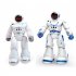 RC Dancing Robot Intelligent Programing Automatic Presentation Gesture Sensor Singing Remote Control Robot For Boys Girls Birthday Christmas New Year Gifts silv