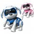 RC Dog Robot Toys Rechargeable Touch Sensing Simulation Remote Control Robot Pet Educational Toys Blue