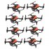 RC Drone Dual Camera Gps Positioning HD 6k Aerial Photography Long Endurance Mini Quadcopter Orange