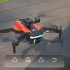 RC Drone Dual Camera Gps Positioning HD 6k Aerial Photography Long Endurance Mini Quadcopter Orange
