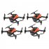 RC Drone Dual Camera Gps Positioning HD 6k Aerial Photography Long Endurance Mini Quadcopter Orange