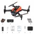 RC Drone Dual Camera Gps Positioning HD 6k Aerial Photography Long Endurance Mini Quadcopter Orange