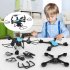 RC Drone Fixed Height Aerial Photography Remote Control Aircraft DIY Assembled Drone Black Orange   B