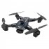 RC Drone HD Dual Camera Aerial Photography Long Endurance Obstacle Avoidance Folding Remote Control Quadcopter Black A