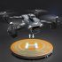 RC Drone HD Dual Camera Aerial Photography Long Endurance Obstacle Avoidance Folding Remote Control Quadcopter Black A