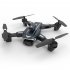 RC Drone HD Dual Camera Aerial Photography Long Endurance Obstacle Avoidance Folding Remote Control Quadcopter Black A