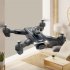 RC Drone HD Dual Camera Aerial Photography Long Endurance Obstacle Avoidance Folding Remote Control Quadcopter Black A